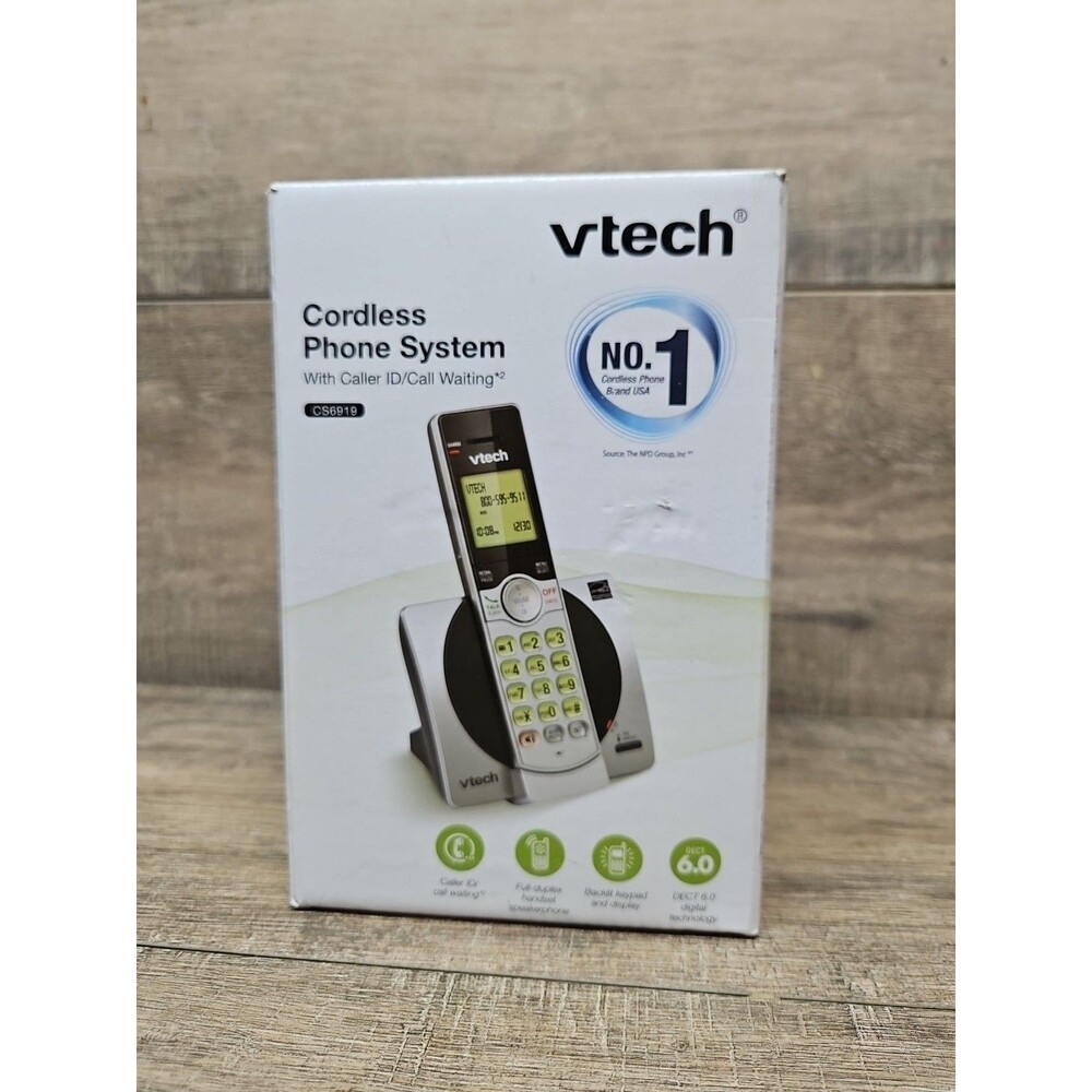 VTech CS6919 Cordless Phone System with Caller ID - New Openbox